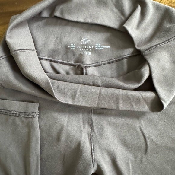 Aerie Espresso Brown Real Me 7/8 high-rise leggings Size Small - Picture 7 of 7